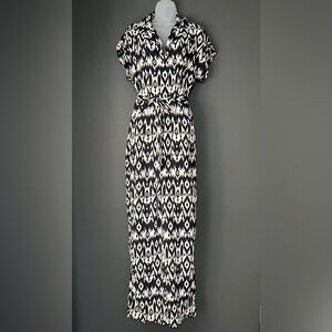 Tall Wide Leg Ikat Jumpsuit